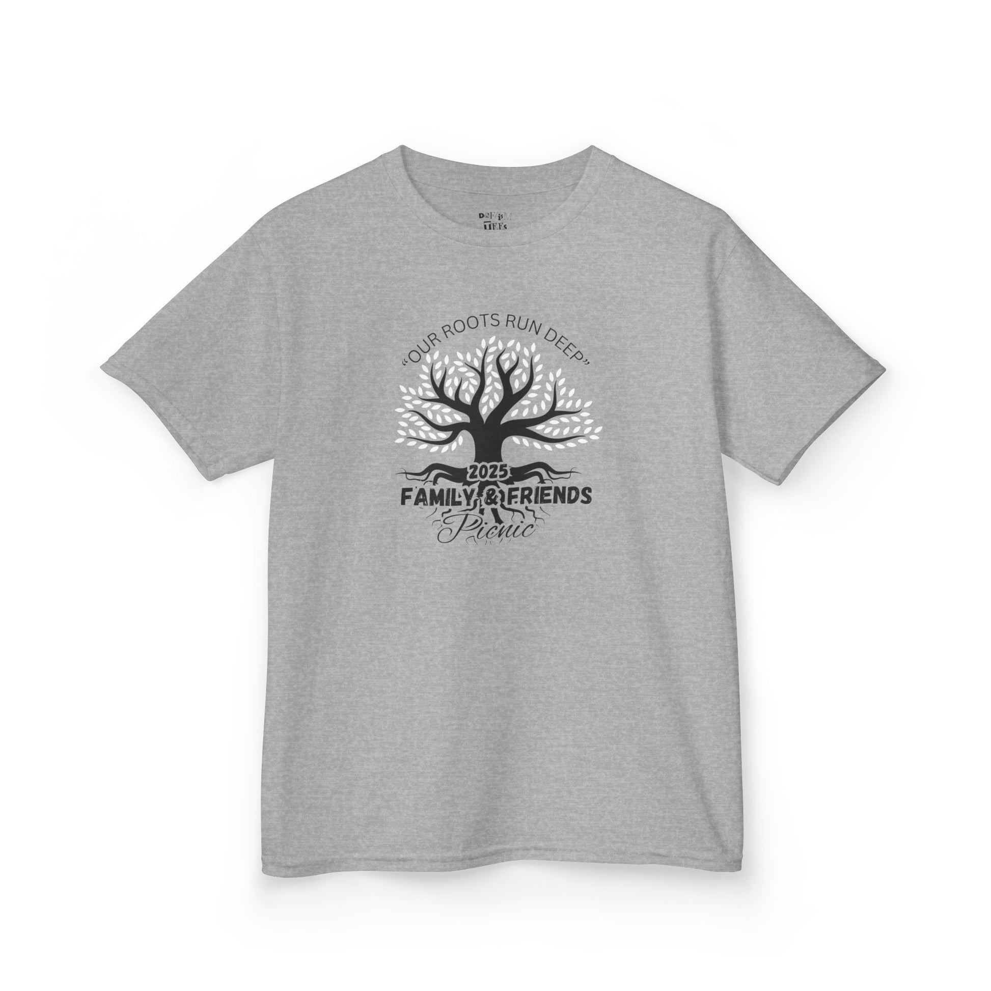 Our Roots Run Deep - Friends/Family Picnic - Youth Tee (Personalized)