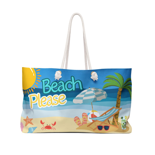 Beach Please Weekender Bag