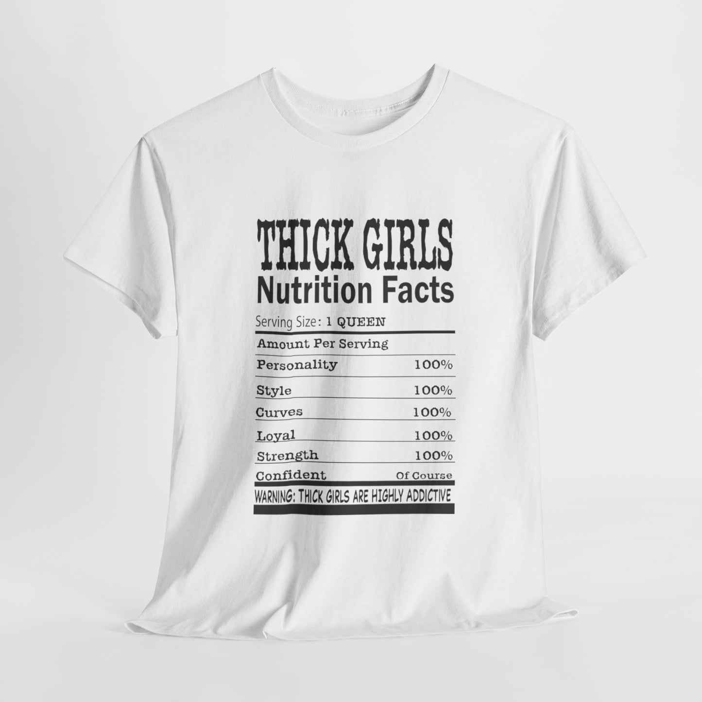 Thick Girls Nutrition Facts