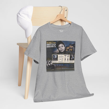 Marie Van Brittan Brown Historical Portrait T-Shirt