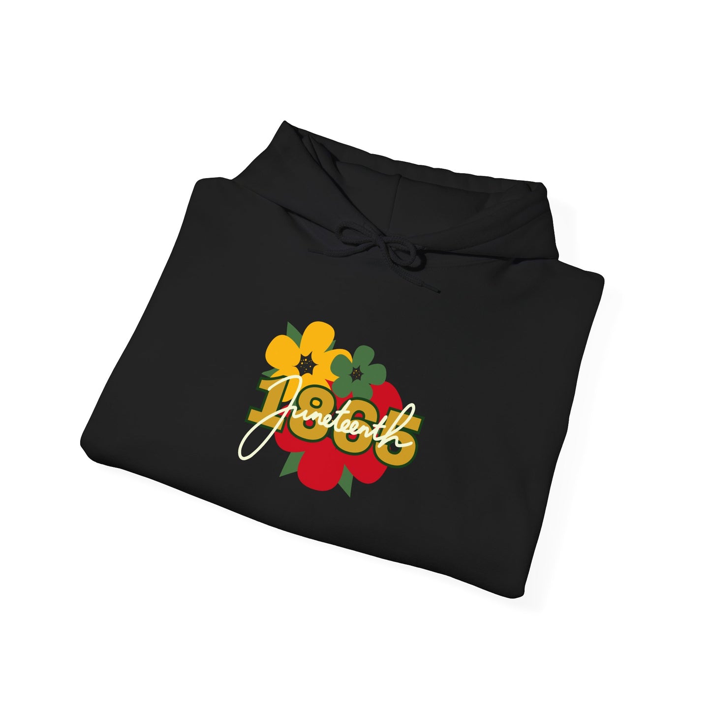 Juneteenth Flower Unisex Heavy Blend Hooded Sweatshirt