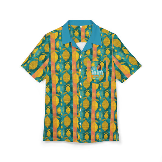 Day Day's Lemonade Lagoon Official Hawaiian shirt. Tropical Pineapple Button-Down Shirt for Beach Lovers