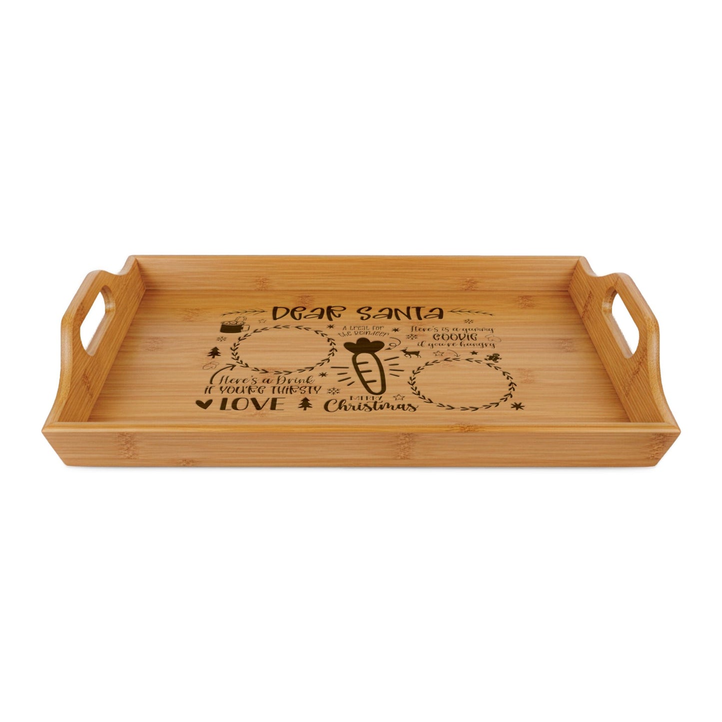 Dear Santa Cookie & Treat Plate for Christmas