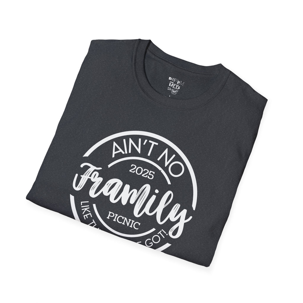 Friends and Family Picnic T-Shirt - 2025 Aint No Family Like The One We Got