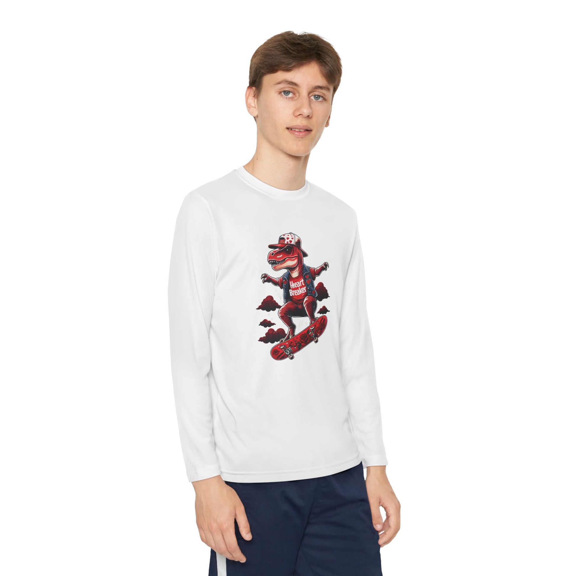 Valentine Dinosaur Long Sleeve