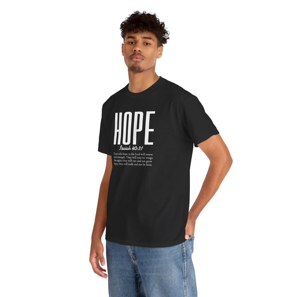 Hope : Isaiah 40:31 — Inspirational Faith Tee