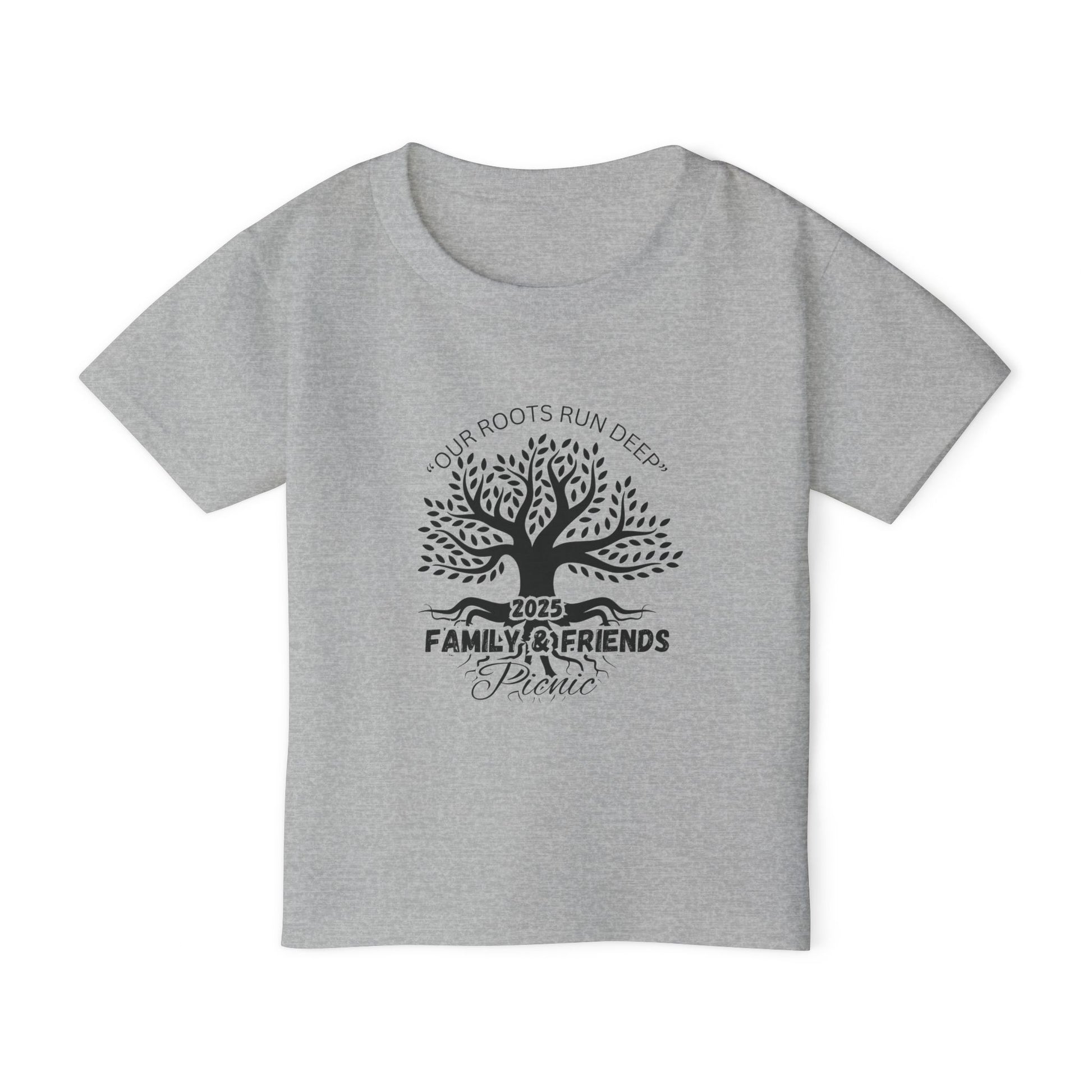 Our Roots Run Deep: Family & Friends Picnic: Personalized Kids Shirt