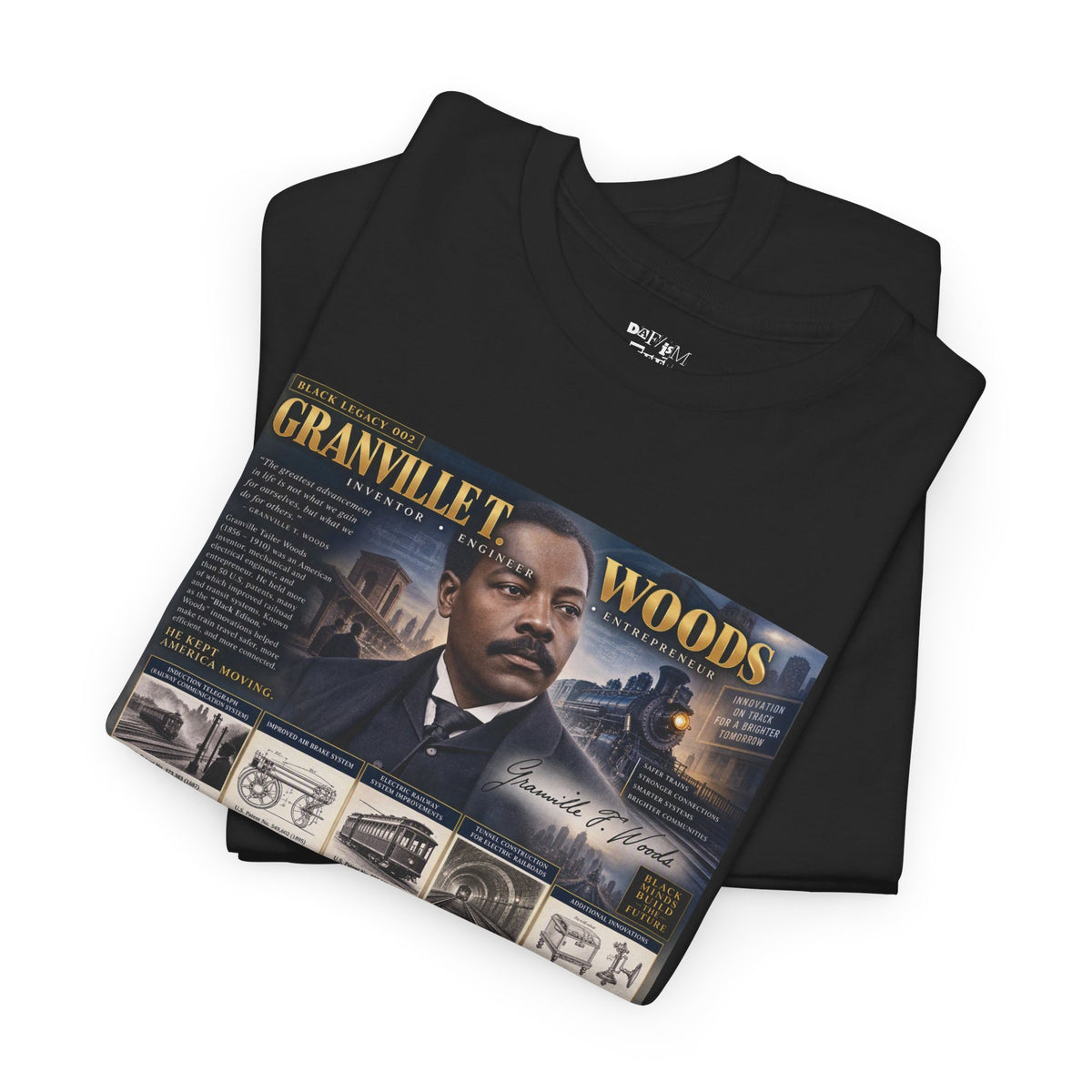 Granville T. Woods Black Inventor History T-Shirt