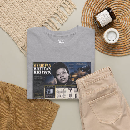 Marie Van Brittan Brown Historical Portrait T-Shirt