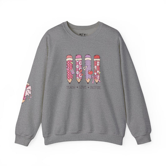 Teach / Love / Inspire Teacher Sweatshirt