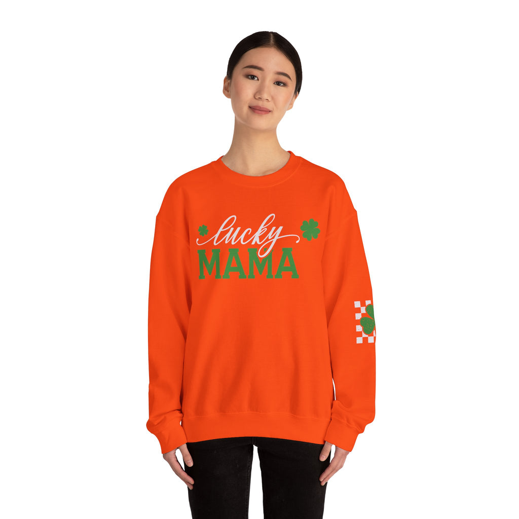 Lucky Mama Crewneck Sweatshirt - St. Patrick's Day Charm