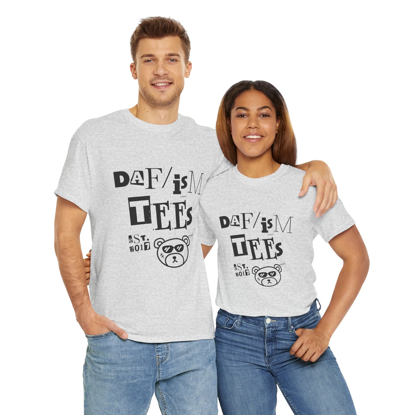 DAF'ism Tees Logo Unisex Heavy Cotton Tee