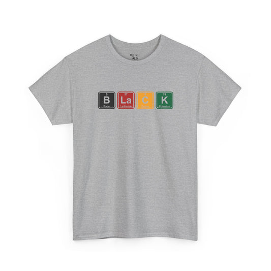 Black Blocks Graphic Tee — Periodic Style Black Empowerment Shirt