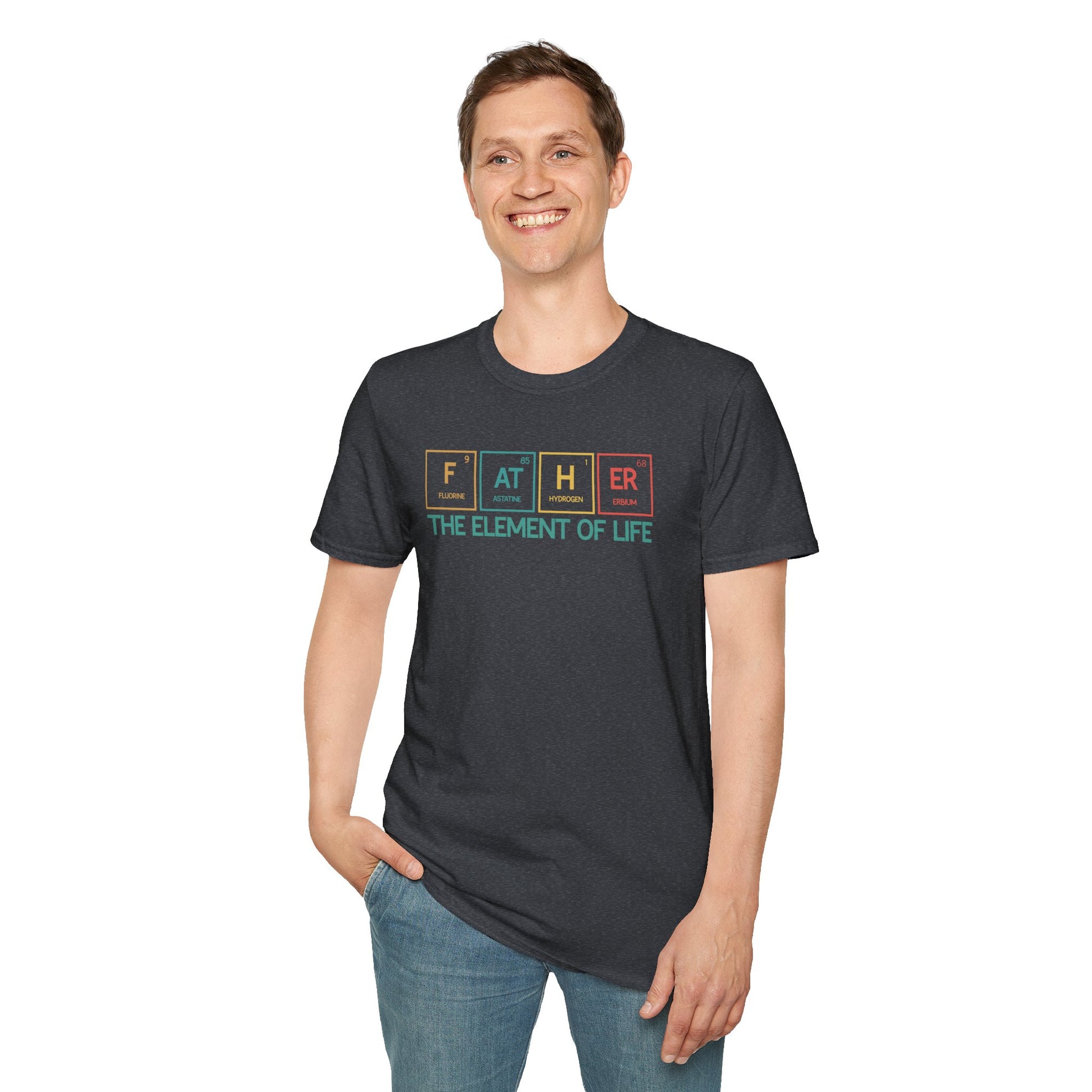 Father Element of Life Unisex T-Shirt | Gifts for Dad | Father's Day Apparel, Casual Wear, Science Lover Shirt, Family Gathering Shirt