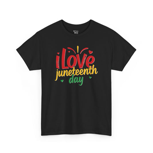 Juneteenth Celebration Unisex Heavy Cotton Tee - I Love Juneteenth Day