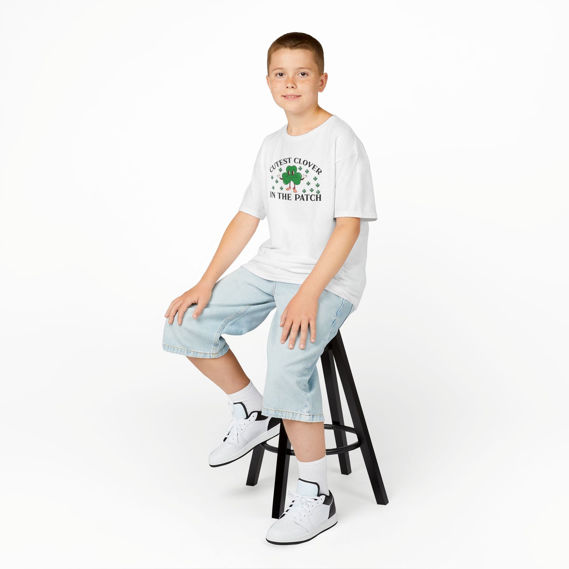 Cute Clover Kids Tee for St. Patrick's Day