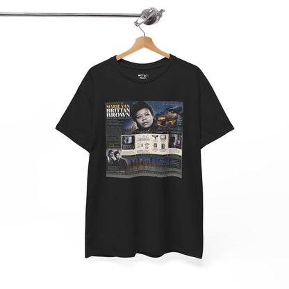 Marie Van Brittan Brown Historical Portrait T-Shirt