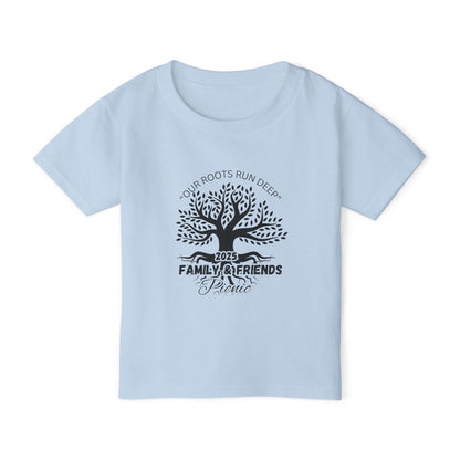 Our Roots Run Deep: Family & Friends Picnic: Personalized Kids Shirt