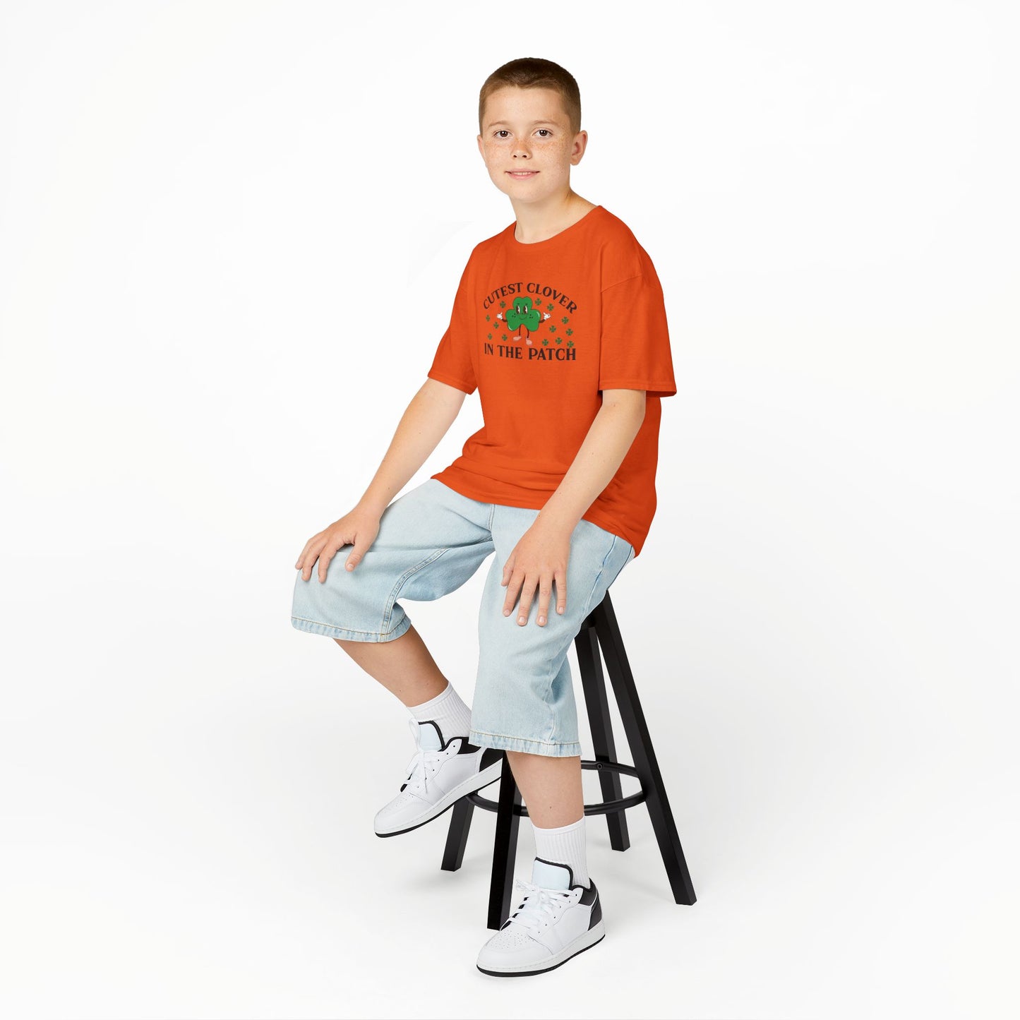Cute Clover Kids Tee for St. Patrick's Day