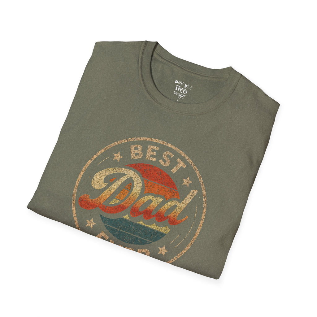 Best Dad Ever Unisex Softstyle T-Shirt, Father's Day Gift, Casual Wear, Dad Apparel, Family Reunion Tee