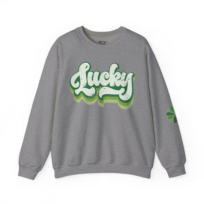 Lucky Shamrock Unisex Heavy Blend Crewneck Sweatshirt