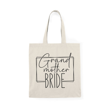 Customizable Wedding Tote Bag for Grandmother of Bride