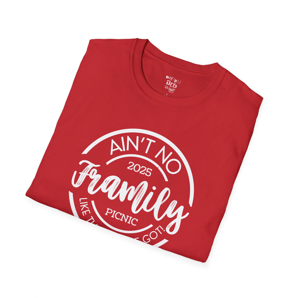 Friends and Family Picnic T-Shirt - 2025 Aint No Family Like The One We Got