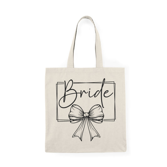 Customizable Wedding Tote Bag for Bride - Bow