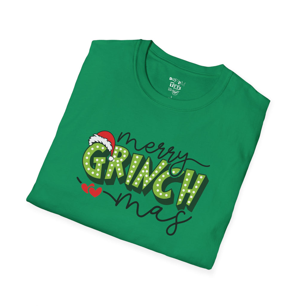 Grinchmas Holiday T-Shirt — 'Merry Grinchmas' Festive Christmas Tee