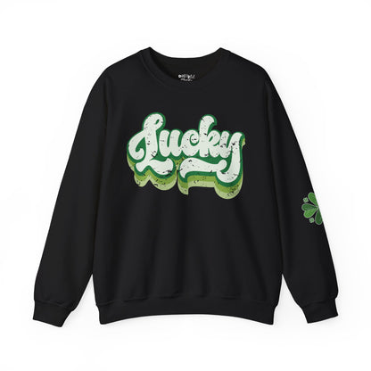 Lucky Shamrock Unisex Heavy Blend Crewneck Sweatshirt