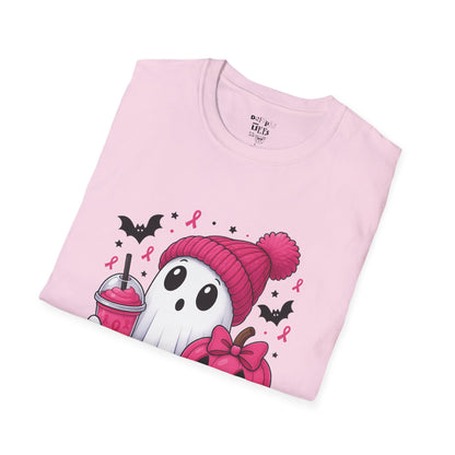 October Breast Cancer Awrareness Halloween Tee Shirt