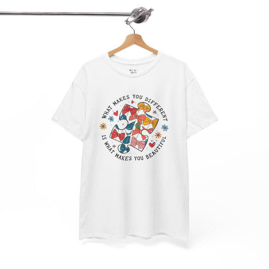 Autism Different Tee croquet puzzle