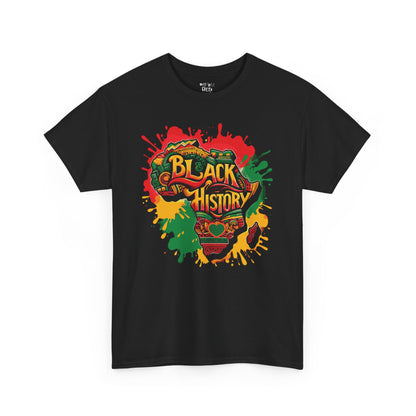 Black History Celebration Unisex Heavy Cotton Tee