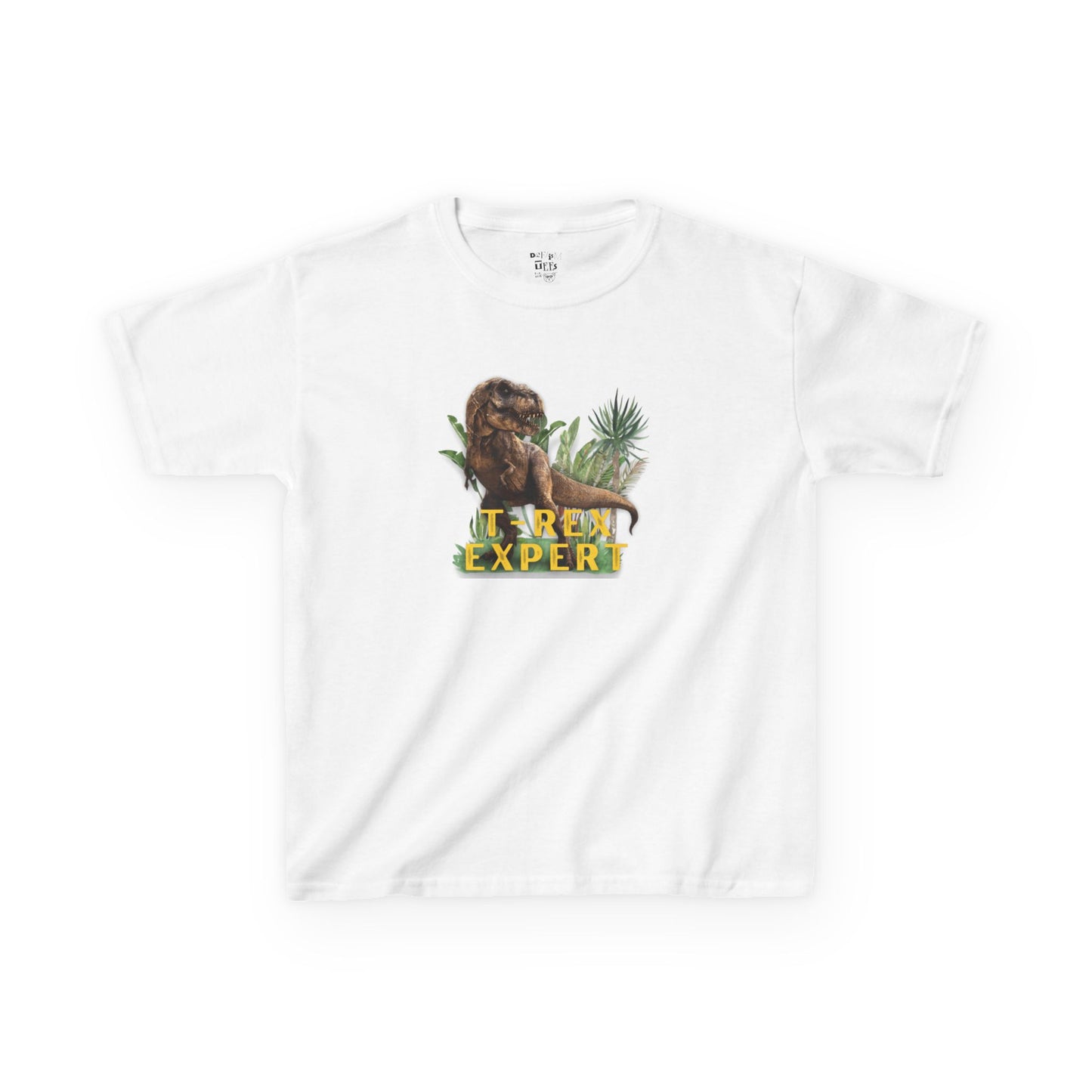 Dino Expert Kids Tee - Fun & Playful Heavy Cotton Shirt for Young Adventurers