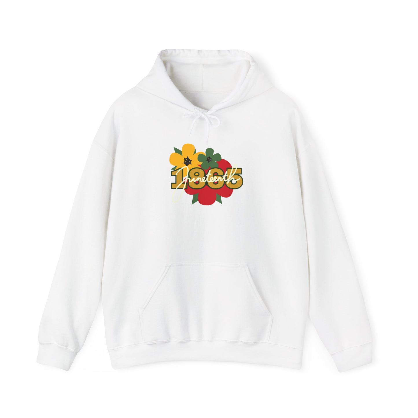 Juneteenth Flower Unisex Heavy Blend Hooded Sweatshirt