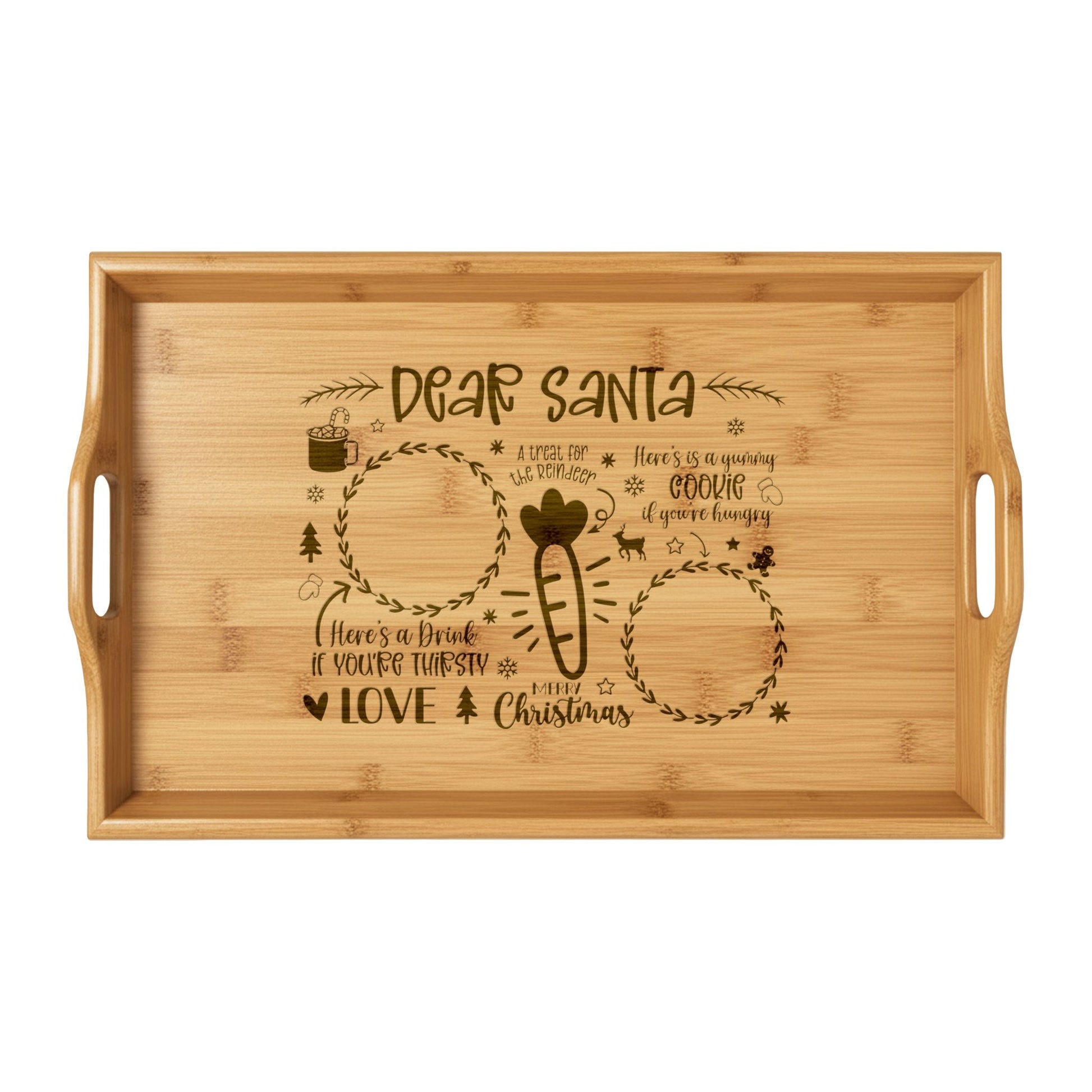 Dear Santa Cookie & Treat Plate for Christmas