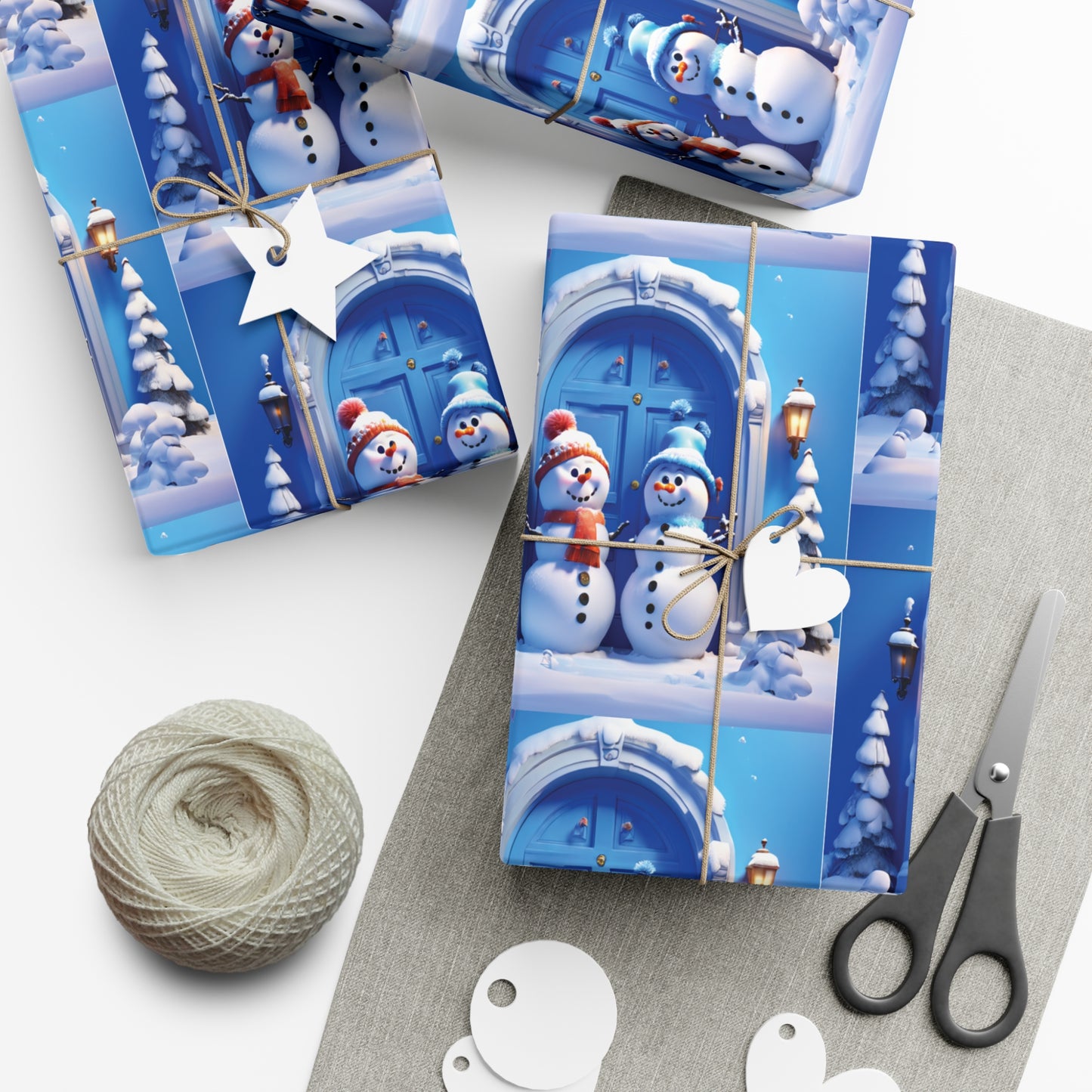 Snowman Duo Gift Wrap Papers