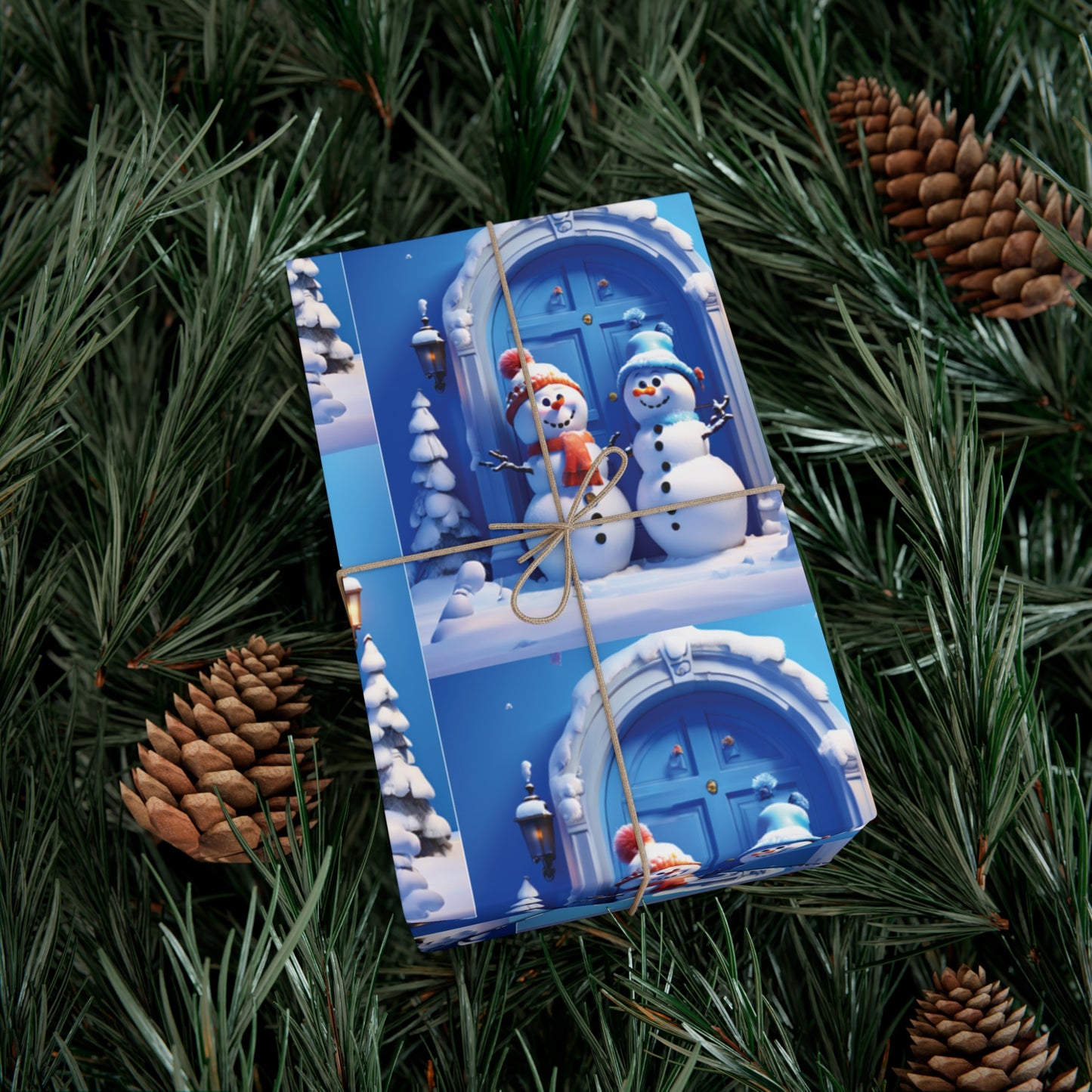 Snowman Duo Gift Wrap Papers