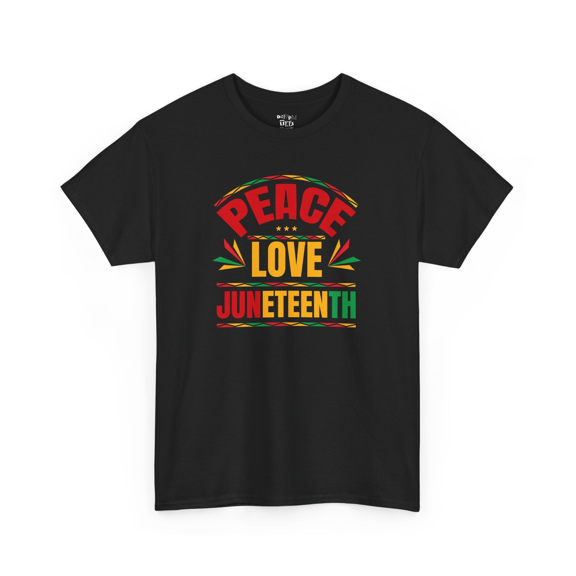 Peace Love Juneteenth Unisex Heavy Cotton Tee