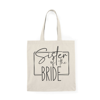 Customizable Wedding Tote Bag for Sister of the Bride