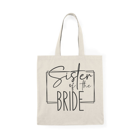Customizable Wedding Tote Bag for Sister of the Bride