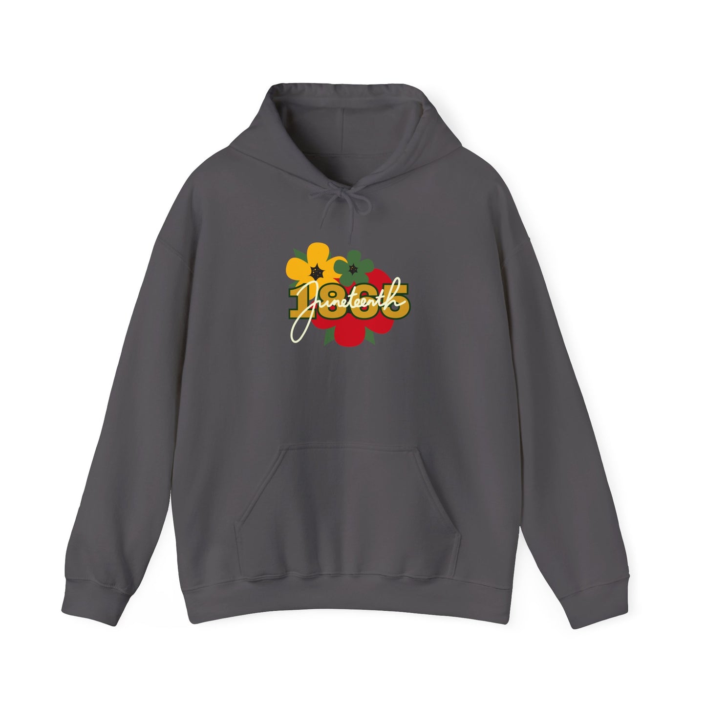 Juneteenth Flower Unisex Heavy Blend Hooded Sweatshirt