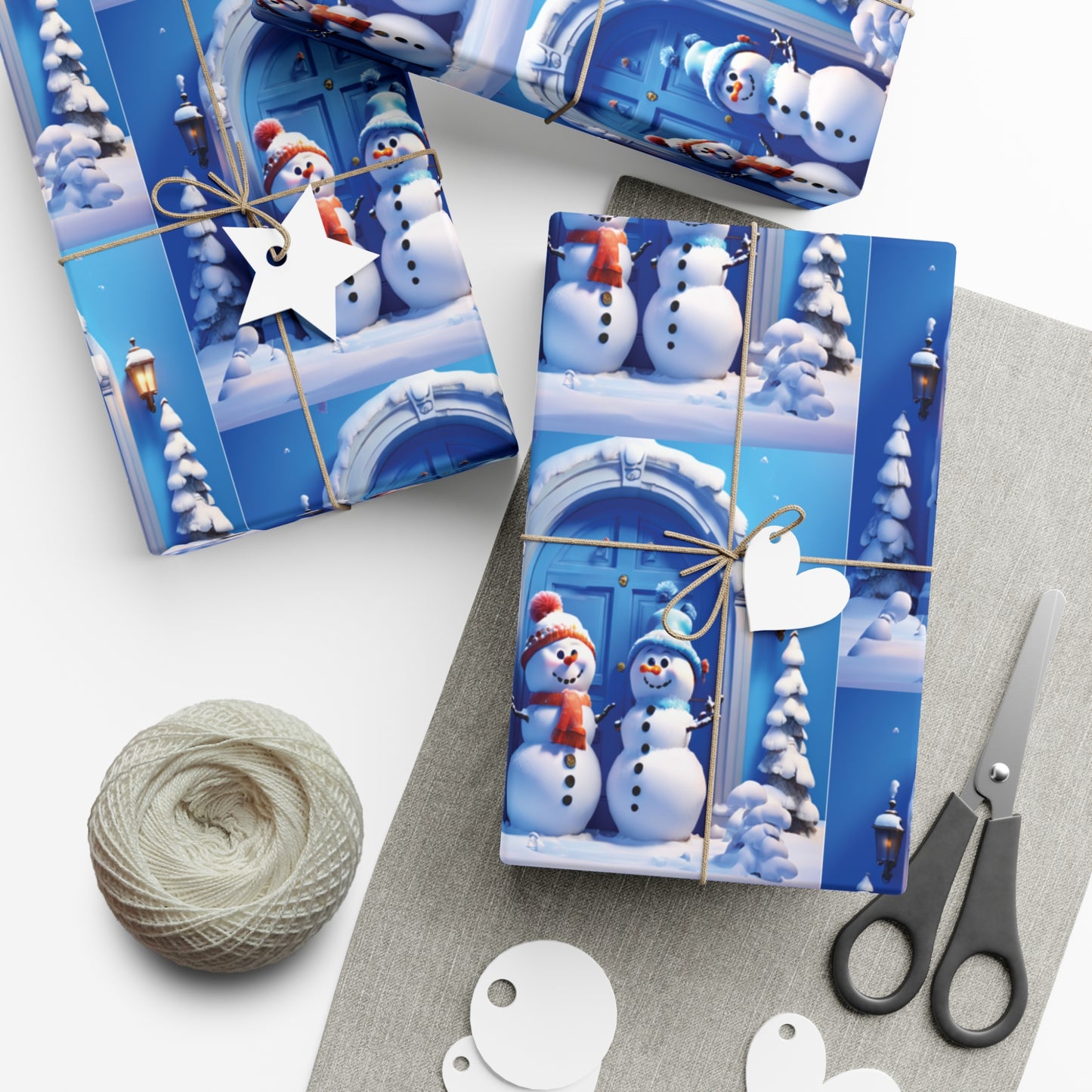 Snowman Duo Gift Wrap Papers