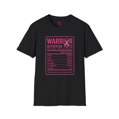 Warrior Nutrition Facts -October Breast Cancer