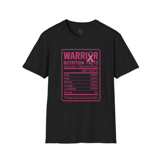Warrior Nutrition Facts -October Breast Cancer