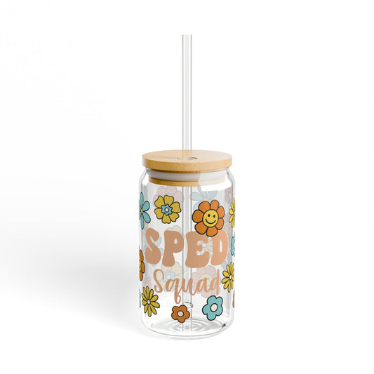 SPED SQUAD Flower Sipping Glass