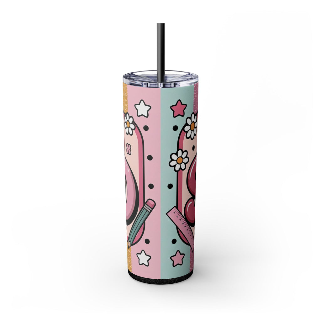 SPED Awareness Skinny Tumbler Whimsical