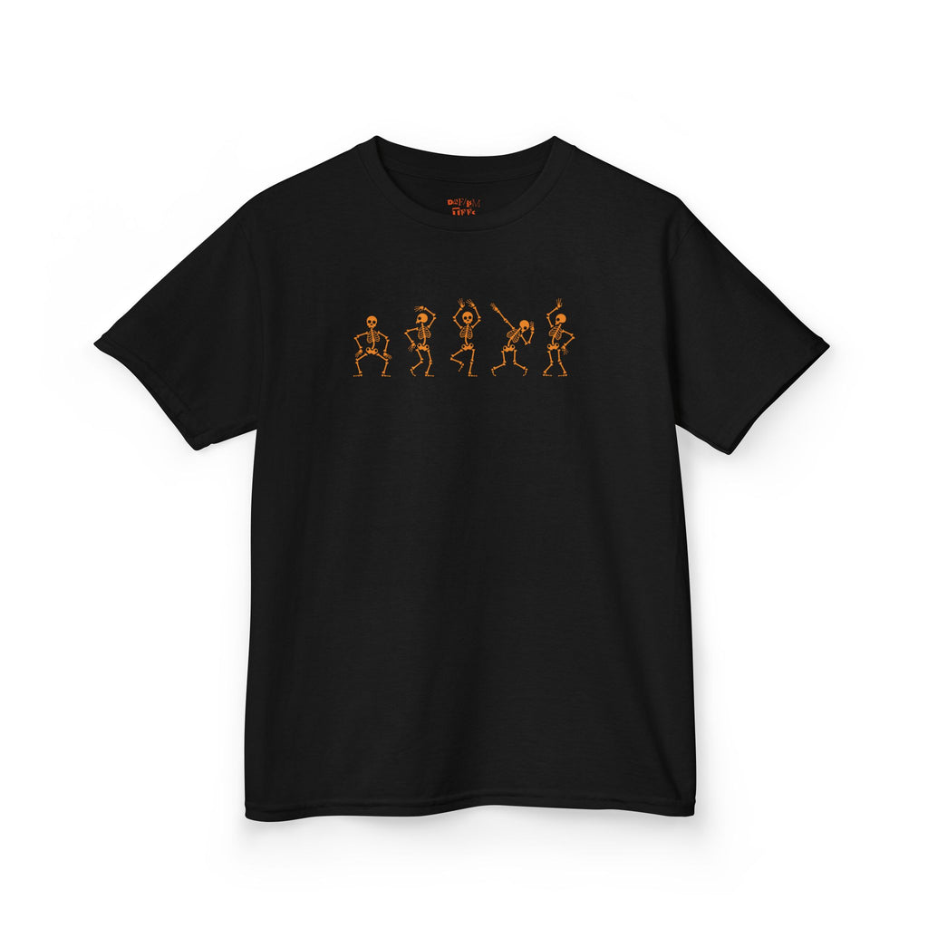 Skeleton Dance Moves Family Halloween Tee - Youth