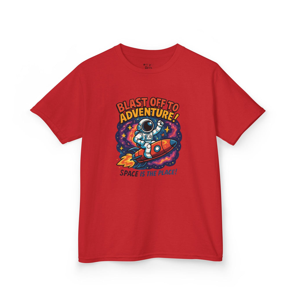 Blast Off Kids Tee - Space Adventure