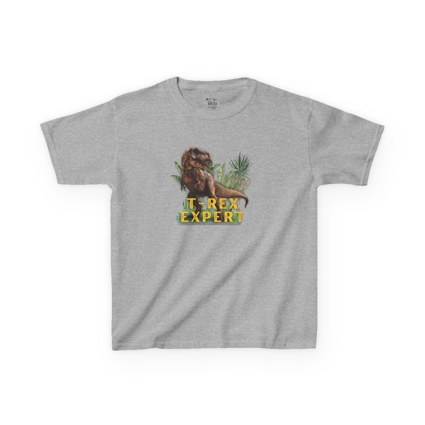 Dino Expert Kids Tee - Fun & Playful Heavy Cotton Shirt for Young Adventurers